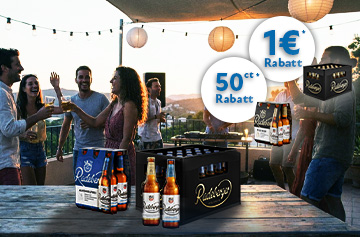 Radeberger Pilsner inklusive Alkoholfrei Rabattaktion 1 Euro - KW 27 bis 29 in 2026